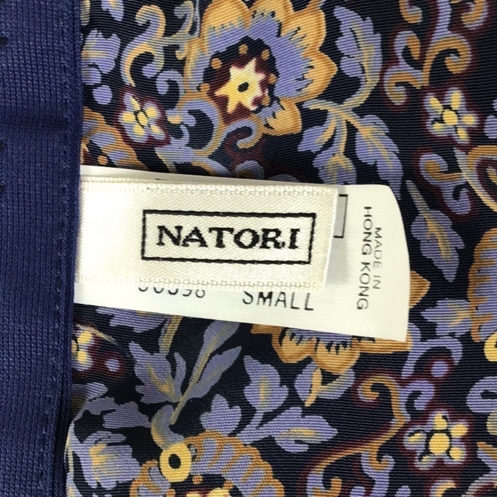 Natori Women’s Size Small Garter Belt Blue floral & Lace Special Occasion - Picture 5 of 8